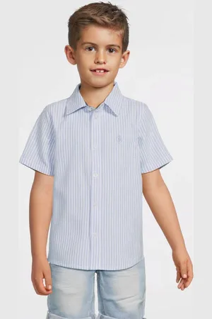 NAME IT KIDS overhemd Jongens Katoen Klassieke kraag Streep