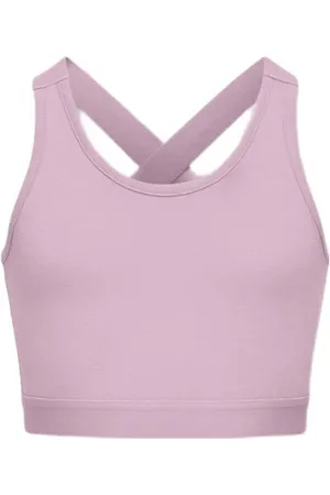 ONLY KIDS GIRL haltertop Meisjes Stretchkatoen Ronde hals Effen
