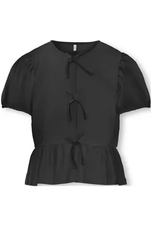 ONLY KIDS GIRL blousetop Meisjes Katoen Ronde hals Effen