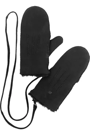 Emu Dames Handschoenen - Wanten met echte lamsvacht Zwart