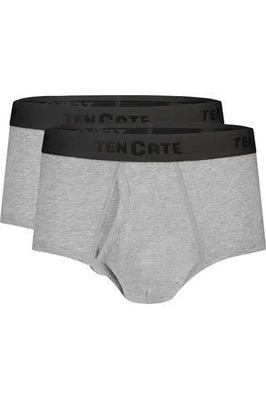 Ten Cate Slip met gulp grey melange 2 pack maat M
