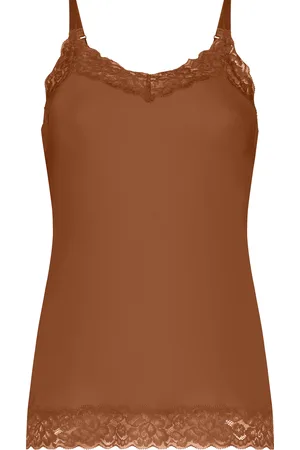 Ten Cate Spaghetti top met kant maat S