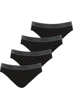 ATHENA Set van 4 basic slips in katoen