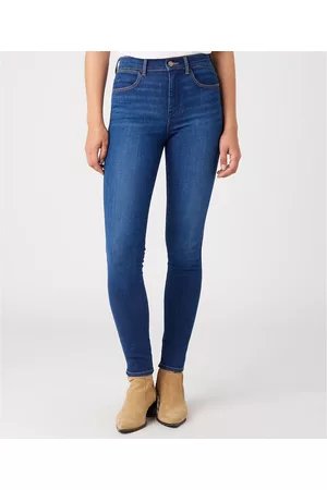 Wrangler Skinny jeans met hoge taille