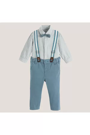 La Redoute Baby Overhemden - 2-delig ensemble hemd + broek met bretellen