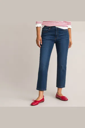 La Redoute Verkorte slim jeans, in Bio katoen