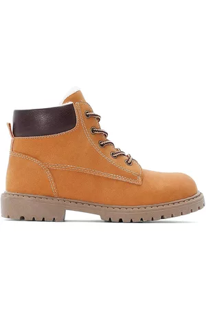 La Redoute Meisjes Laarzen met rits - Gevoerde bottines met veters en rits