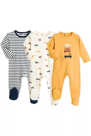 La Redoute Baby Pyjama's - Set van 3 pyjama's in bio katoen