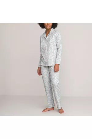 ANNE WEYBURN Dames Pyjama's - Pyjama met bloemenprint, zuiver katoen