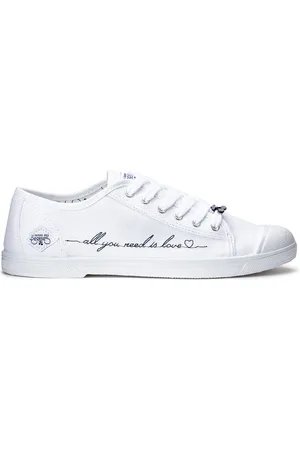Le Temps des Cerises Sneakers in stof Basic 02 Love