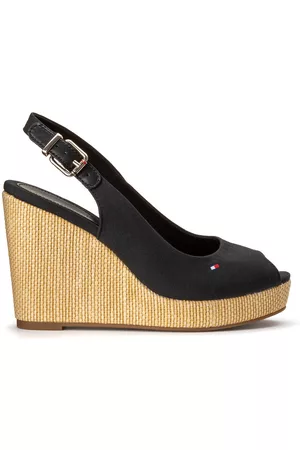Tommy Hilfiger Sandalen met sleehak Iconic Elena Sling
