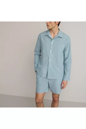 La Redoute Heren Gestreepte Pyjamas - Gestreepte pyjashort met lange mouwen