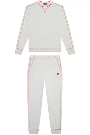 Diesel Heren Lange Mouwen Pyjamas - Effen pyjama met lange mouwen