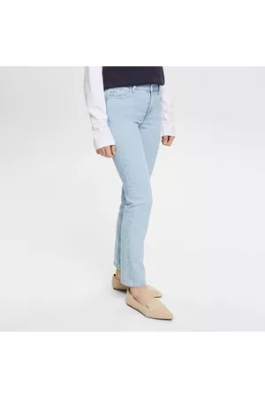 ESPRIT Dames Jeans - Rechte jeans, medium taille