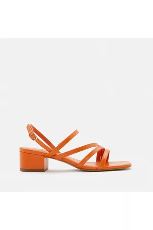 Minelli Dames Leren Sandalen - Leren sandalen met hak