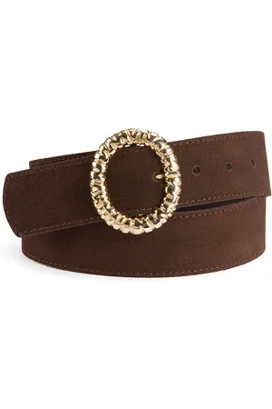 La Redoute Leren riem met juweelgesp