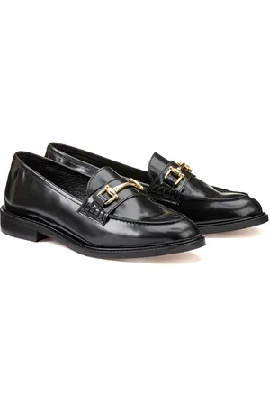 La Redoute Loafers Signatures in leer, met morsetti