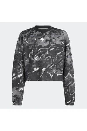 adidas Korte sweater met ronde hals