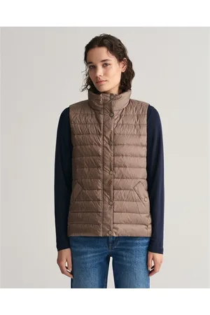 GANT Bodywarmer met opstaande kraag en rits