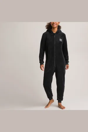 La Redoute Onesie, zwarte kat in sherpa