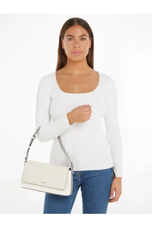 Calvin Klein Handtas met klep met schouderriem