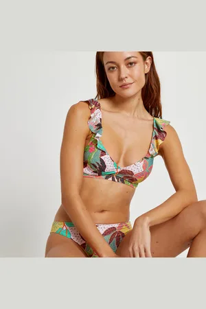 La Redoute Bustier bikini-BH met bloemenprint