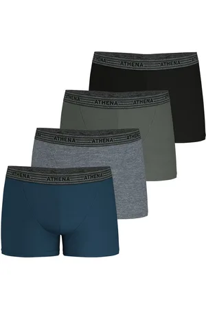 ATHENA Set van 4 boxershorts Basic Coton