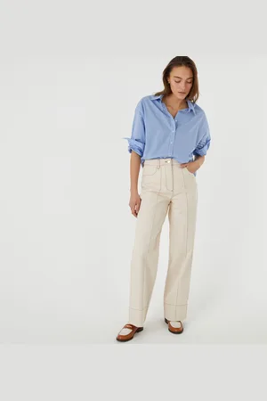 La Redoute Wijde jeans met hoge taille