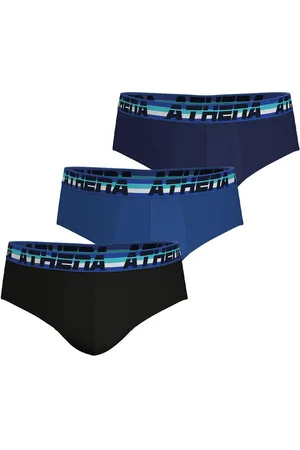 ATHENA Set van 3 effen slips, tweede huid