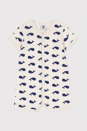 Petit Bateau Kort kruippakje in katoen