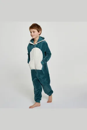 La Redoute Onesie in fleece, haai motief