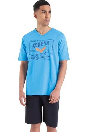 ATHENA Pyjashort T-shirt met V-hals