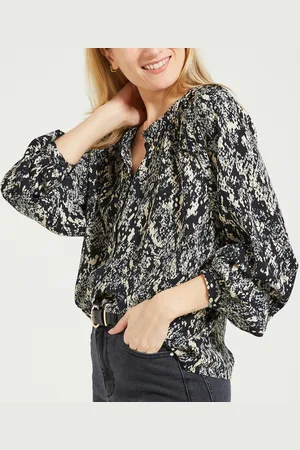 JDY Bedrukte blouse, maokraag