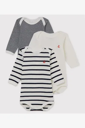 Petit Bateau Set van 3 rompertjes