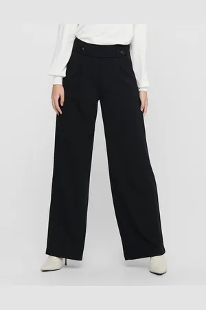 JDY Wijde broek met hoge taille