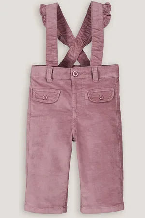 La Redoute Wijde broek in fluweel met bretellen