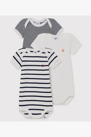 Petit Bateau Set van 3 rompertjes