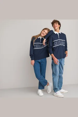 La Redoute Oversized polo met lange mouwen, unisex