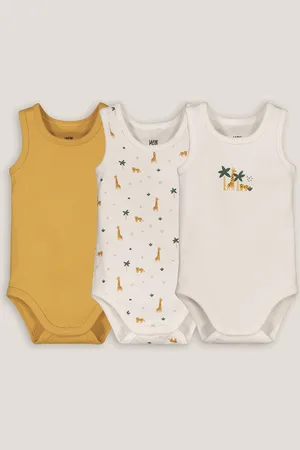 La Redoute Set van 3 rompertjes zonder mouwen