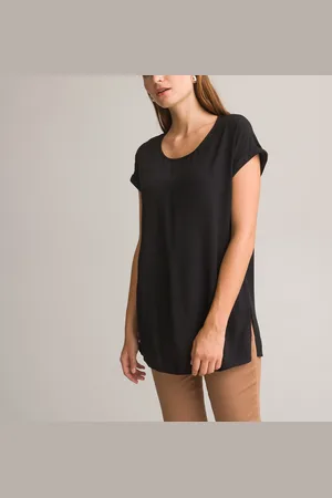 ANNE WEYBURN Tuniek met ronde hals, zonder mouwen