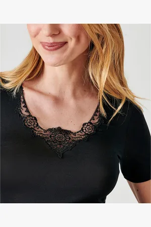 Damart T-shirt Thermolactyl Zijde Guipure Warmtegraad 1