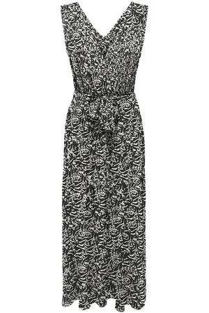 ONLY Mouwloze midi jurk om te strikken
