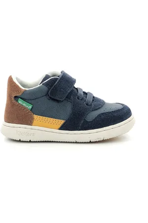 Kickers Sneakers met klittenband Kickbuvar
