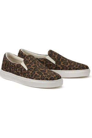 La Redoute Sneakers slip-on met luipaardprint