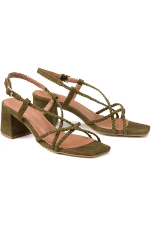 La Redoute Sandalen Signatures geweven bandjes, met hak