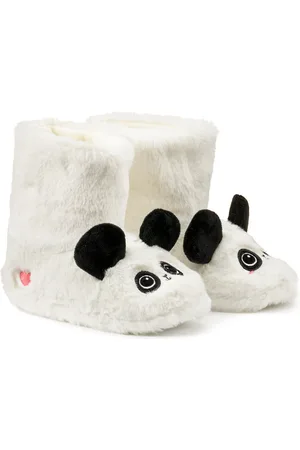 La Redoute Warme boots slofjes in sherpa, pandakop