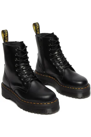 Dr. Martens Leren boots met plateau Jadon Smooth