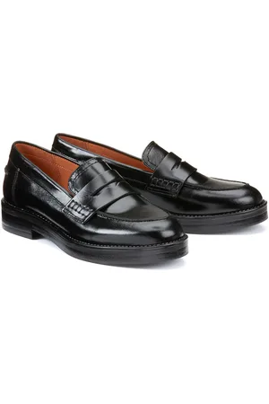 Jonak Leren loafers Mirna, dikke zool