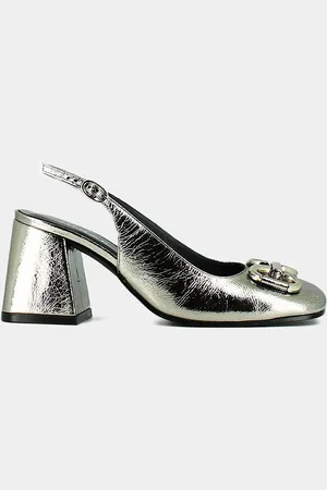 Jonak Slingback pumps in leer Double