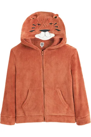 La Redoute Homewear vest met kap, in fleece